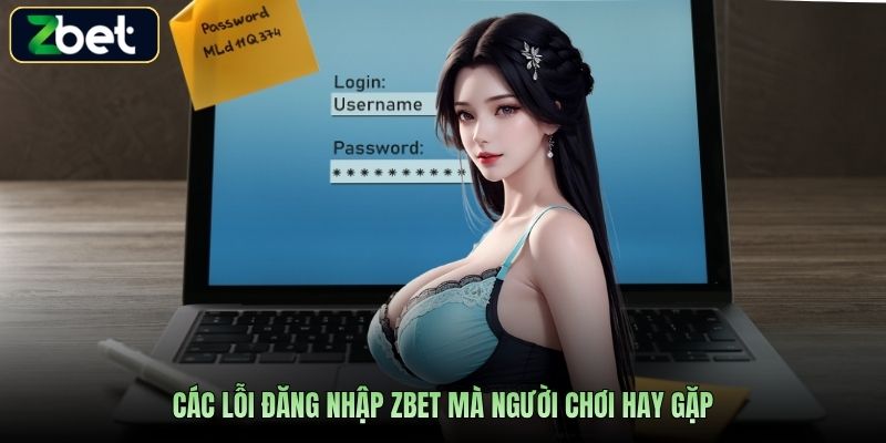 Các lỗi đăng nhập Zbet mà người chơi hay gặp