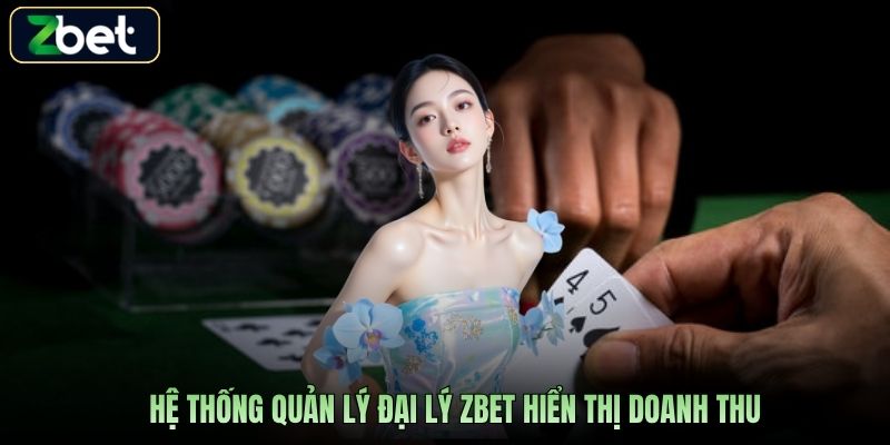 Hệ thống quản lý đại lý Zbet hiển thị doanh thu